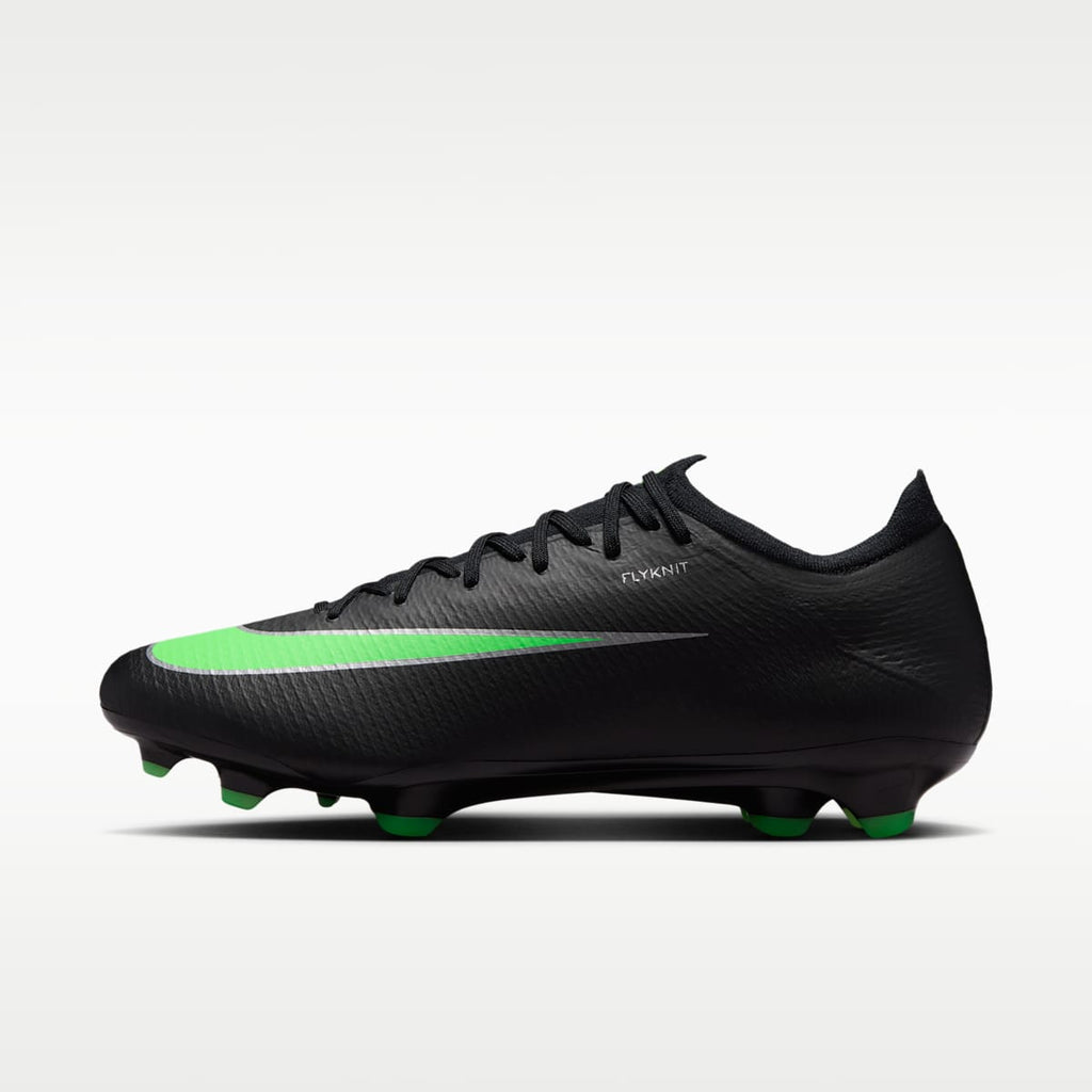 Women's Nike Mercurial Vapor 17 Pro Firm-Ground Low-Top Soccer Cleats - Black/Black/Illusion Green