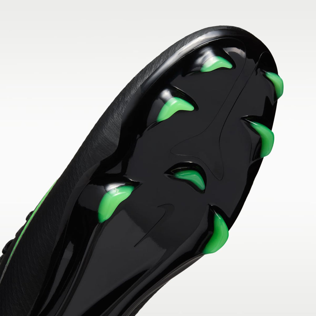 Women's Nike Mercurial Vapor 17 Pro Firm-Ground Low-Top Soccer Cleats - Black/Black/Illusion Green