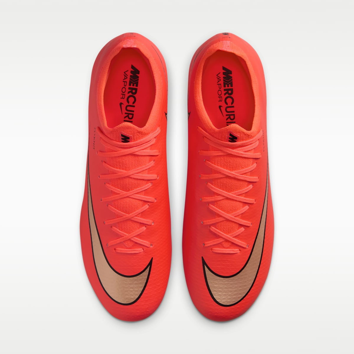 Nike Mercurial Vapor 17 Pro Firm-Ground Low-Top Soccer Cleats - Bright Crimson/Blur - Image 4