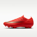 Nike Mercurial Vapor 17 Pro Firm-Ground Low-Top Soccer Cleats - Bright Crimson/Blur - Image 1