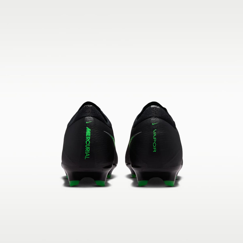 Women's Nike Mercurial Vapor 17 Pro Firm-Ground Low-Top Soccer Cleats - Black/Black/Illusion Green