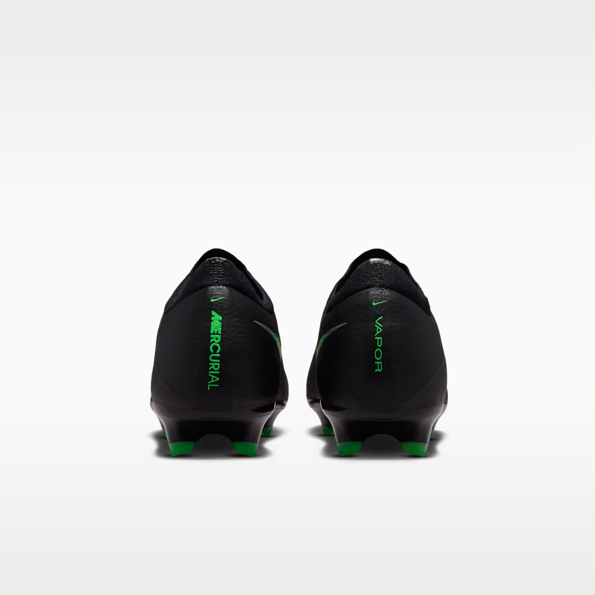 Women's Nike Mercurial Vapor 17 Pro Firm-Ground Low-Top Soccer Cleats - Black/Black/Illusion Green