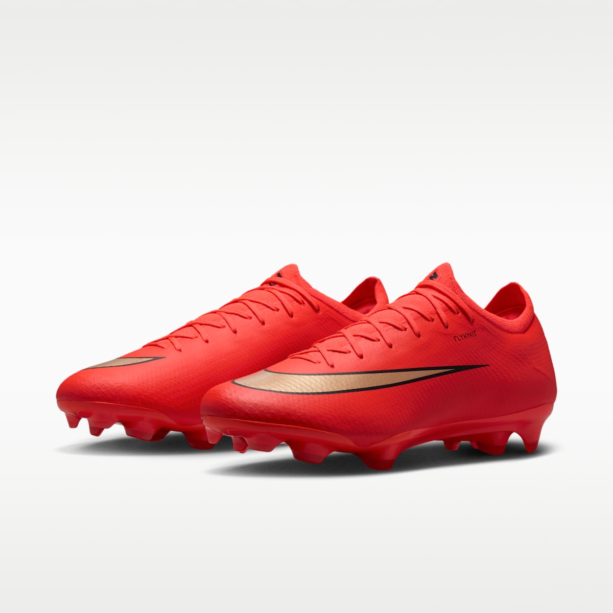 Nike Mercurial Vapor 17 Pro Firm-Ground Low-Top Soccer Cleats - Bright Crimson/Blur - Image 5