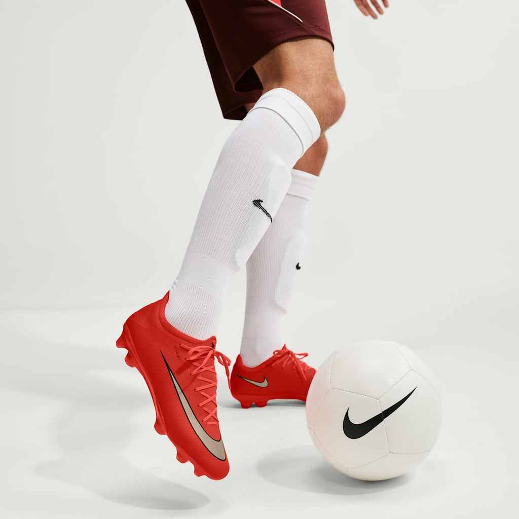 Nike Mercurial Vapor 17 Pro Firm-Ground Low-Top Soccer Cleats - Bright Crimson/Blur - Image 10