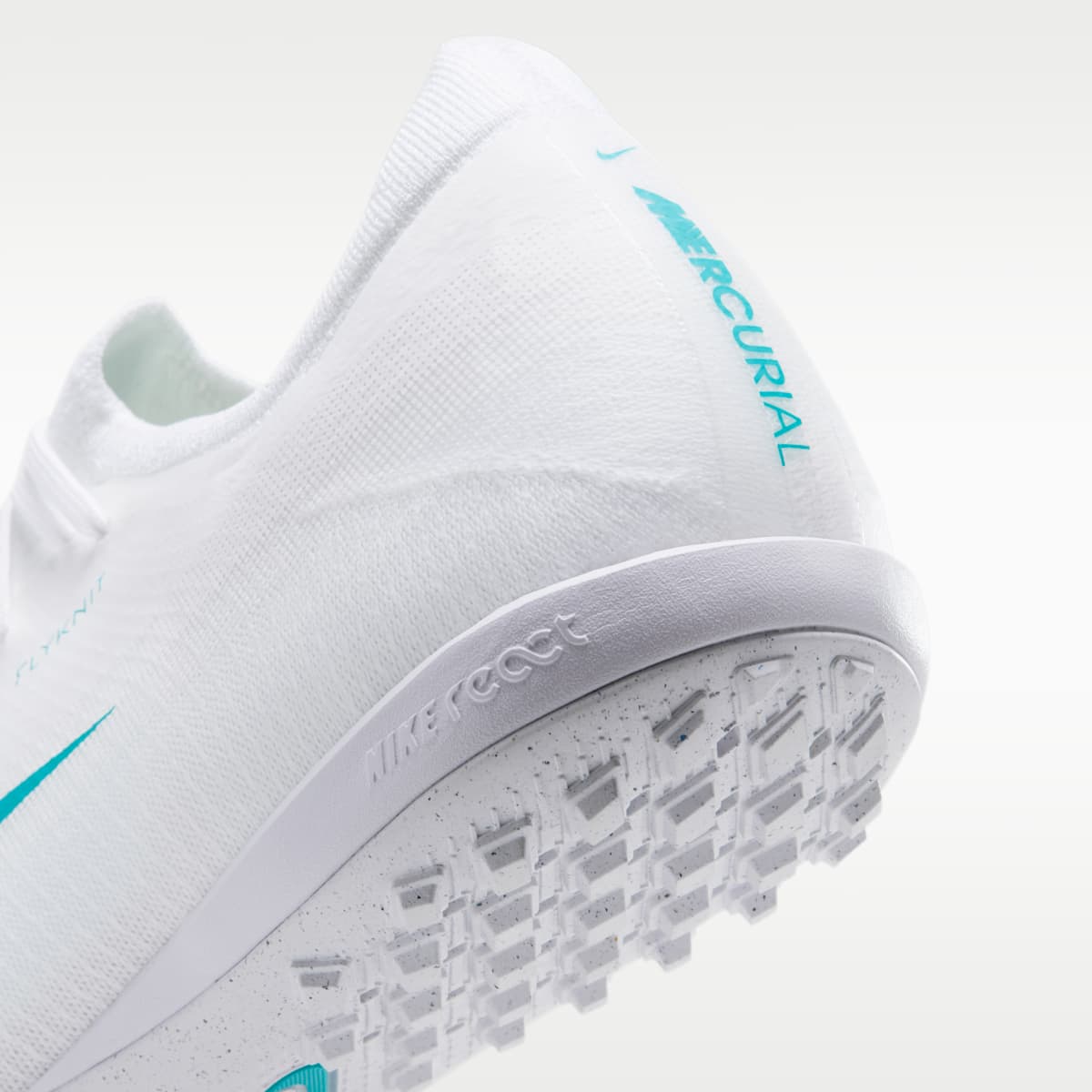 Nike Mercurial Vapor 17 Pro Turf Low-Top Soccer Shoes - White/Dusty Cactus - Image 8
