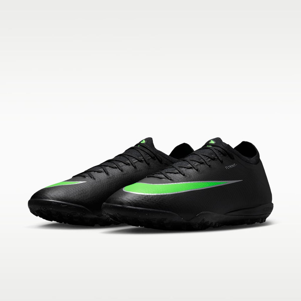 Nike Mercurial Vapor 17 Pro Turf Low-Top Soccer Shoes - Black/Black/Illusion Green - Image 5