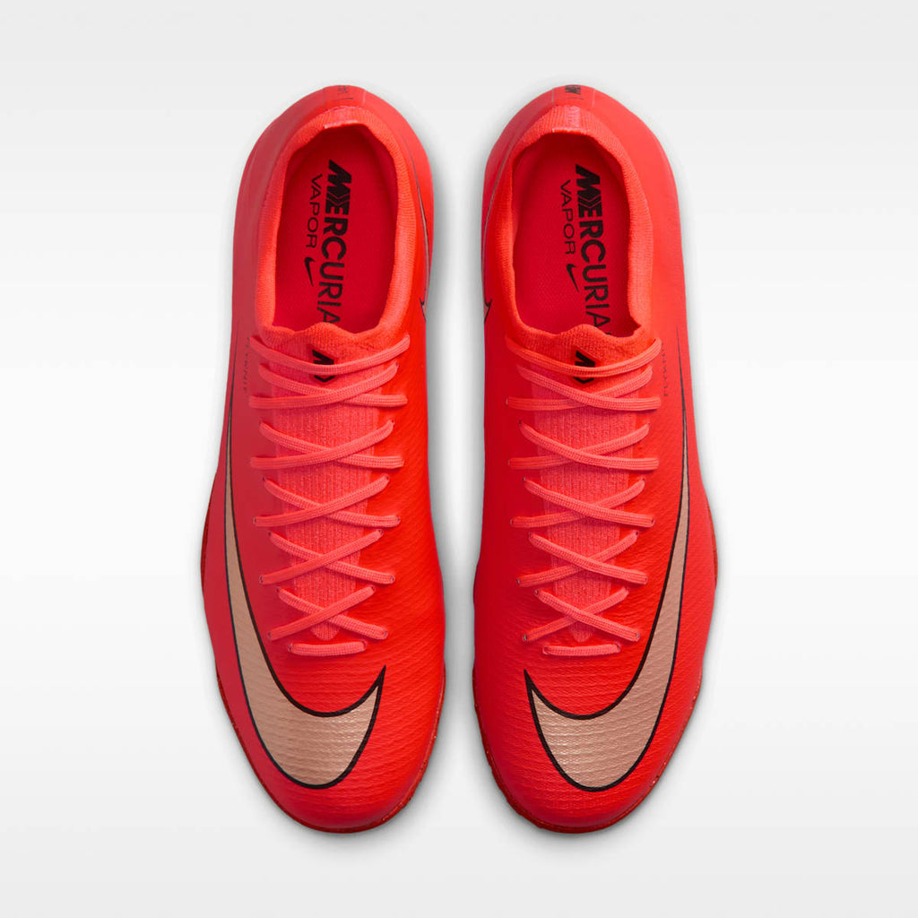 Nike Mercurial Vapor 17 Pro Turf Low-Top Soccer Shoes - Bright Crimson/Blur - Image 4
