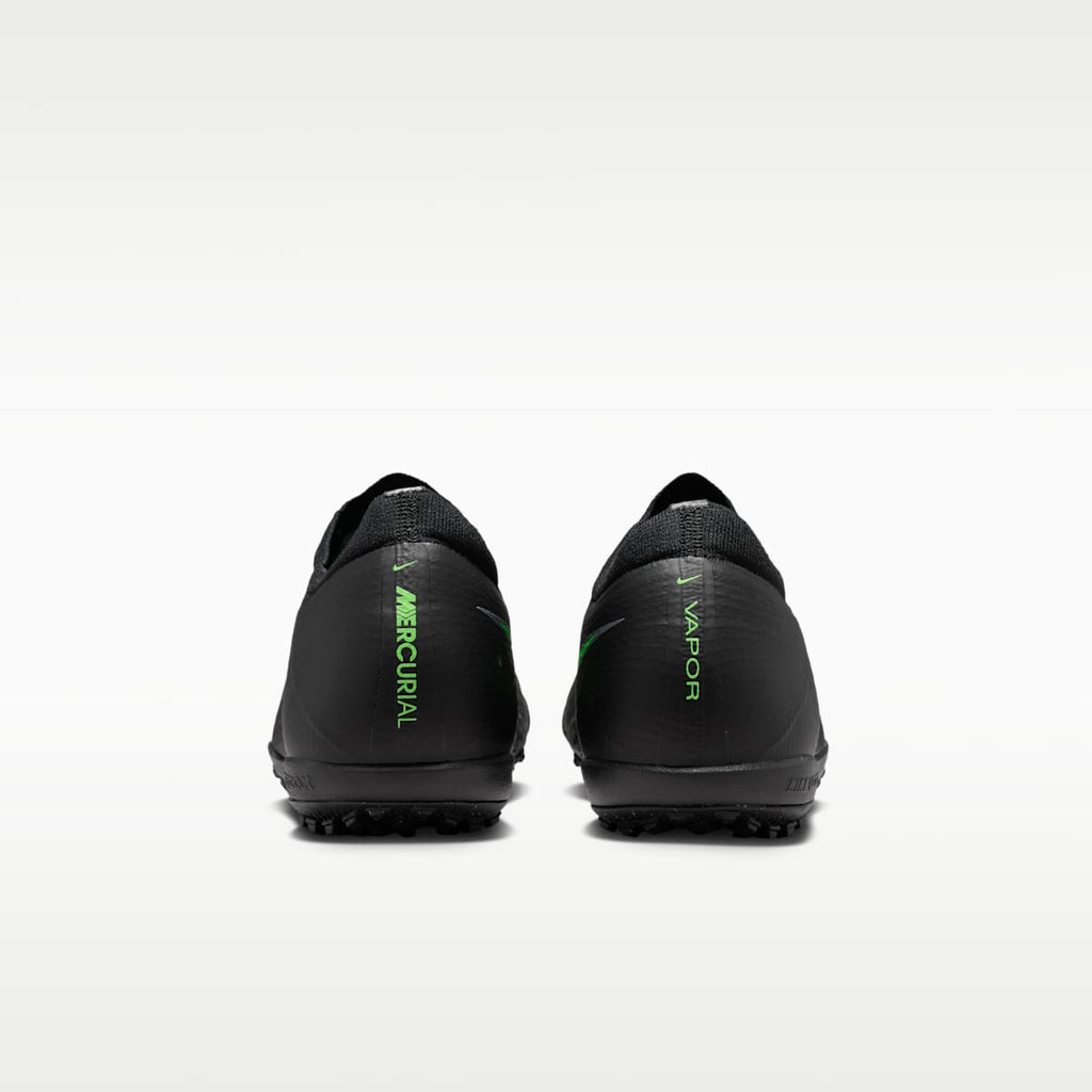 Nike Mercurial Vapor 17 Pro Turf Low-Top Soccer Shoes - Black/Black/Illusion Green - Image 6