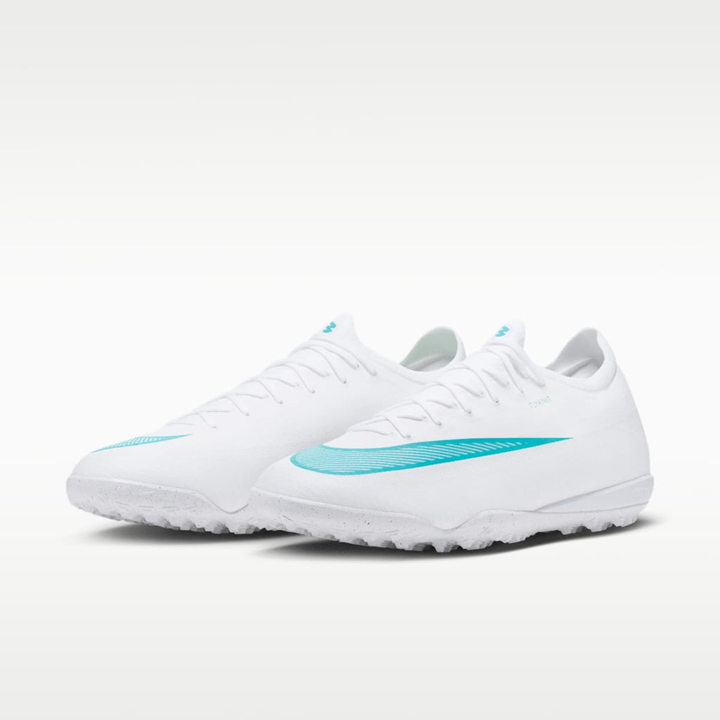 Nike Mercurial Vapor 17 Pro Turf Low-Top Soccer Shoes - White/Dusty Cactus - Image 5