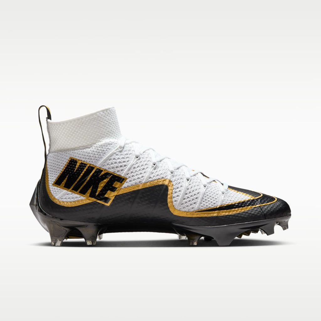 Nike Vapor Edge 360 "Untouchable" Football Cleats - White/Metallic Gold/Black - Image 3