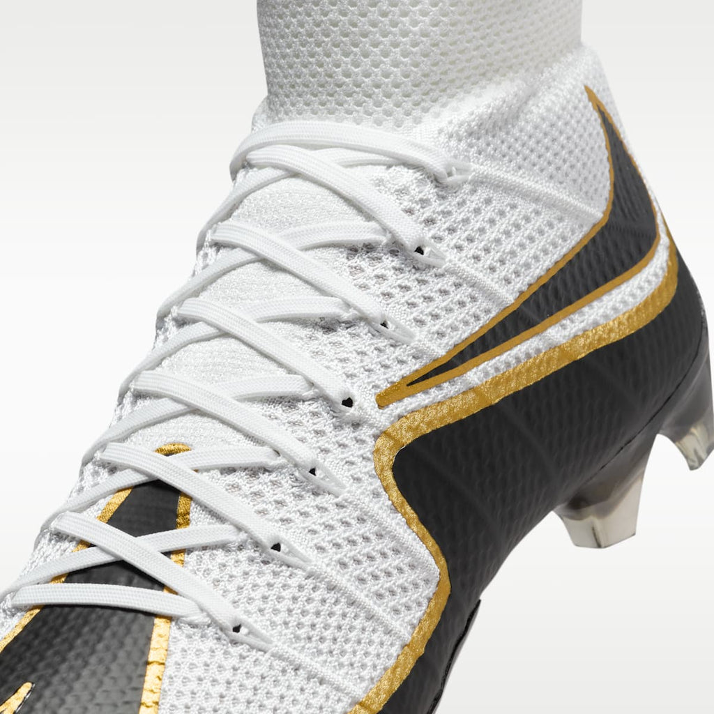 Nike Vapor Edge 360 "Untouchable" Football Cleats - White/Metallic Gold/Black - Image 8