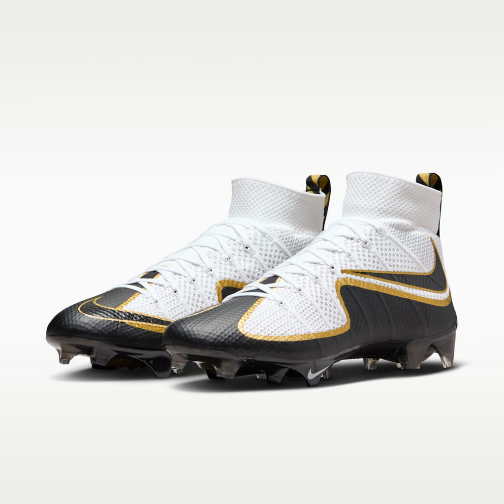 Nike Vapor Edge 360 "Untouchable" Football Cleats - White/Metallic Gold/Black - Image 5