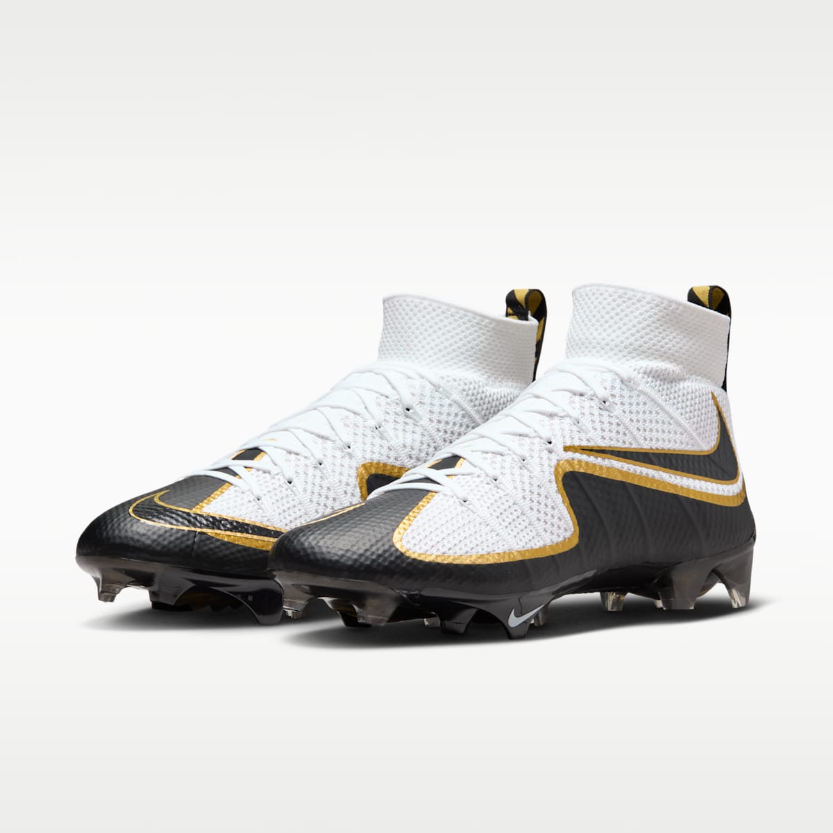 Nike Vapor Edge 360 "Untouchable" Football Cleats - White/Metallic Gold/Black - Image 5