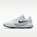 Nike Victory Pro 4 Golf Shoes - Summit White/Court Blue/Metallic Silver/Obsidian - Image 1