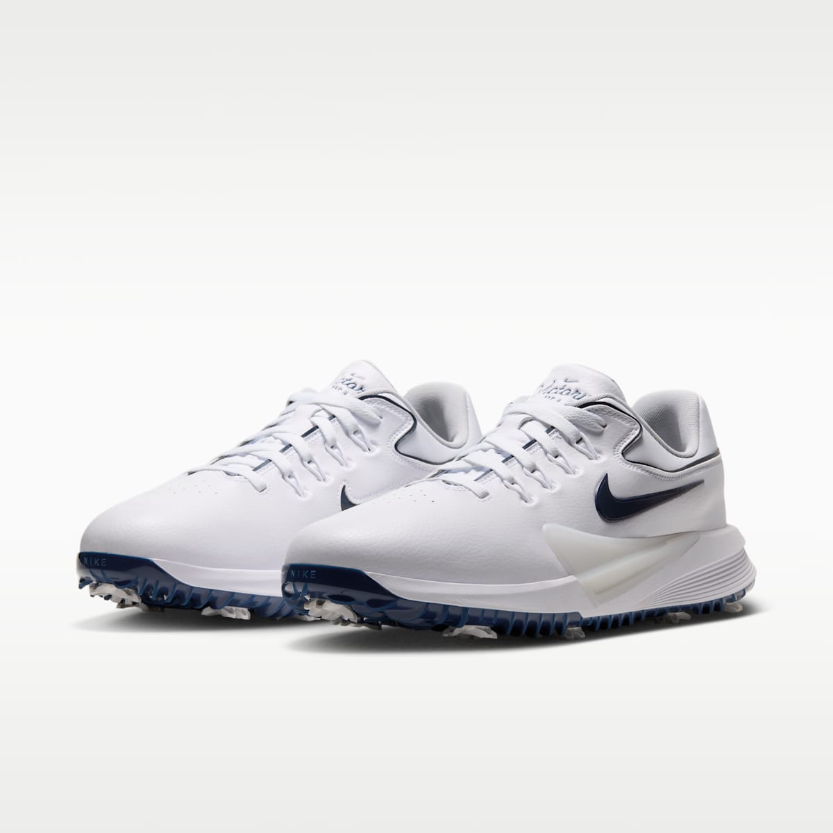 Nike Victory Pro 4 Golf Shoes - White/Midnight Navy - Image 5