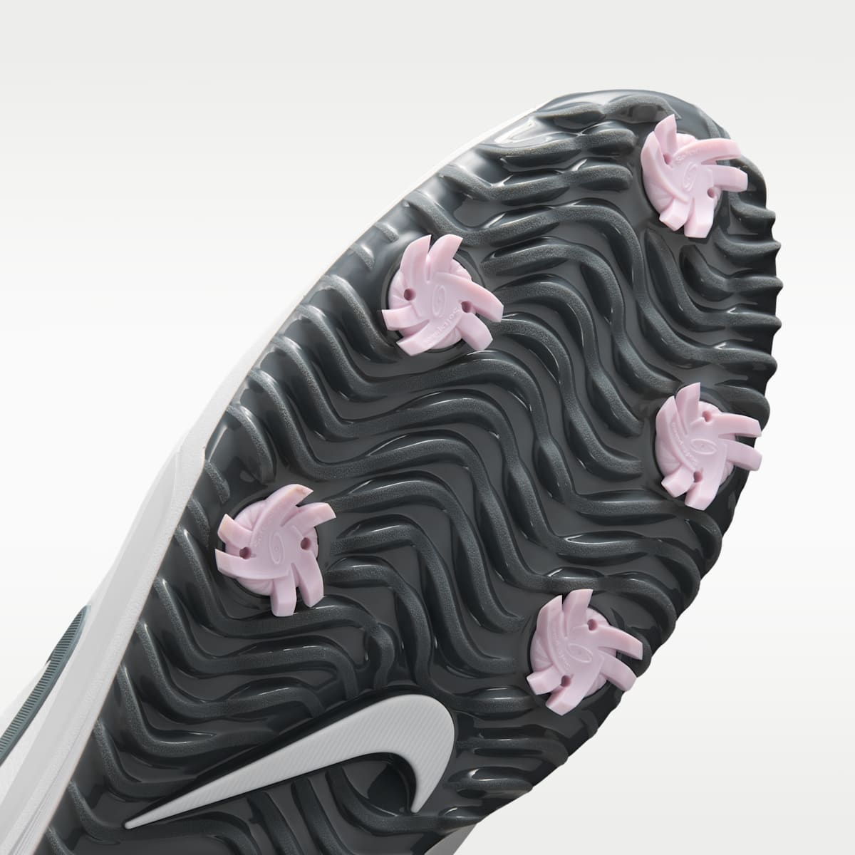 Women's Nike Victory Pro 4 Golf Shoes - White/White/Bleached Lilac/Cool Grey