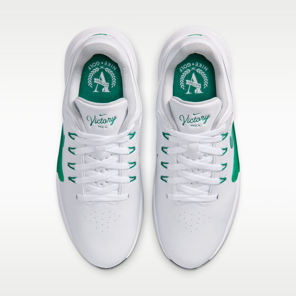 Women's Nike Victory Pro 4 Golf Shoes - White/Black/Malachite