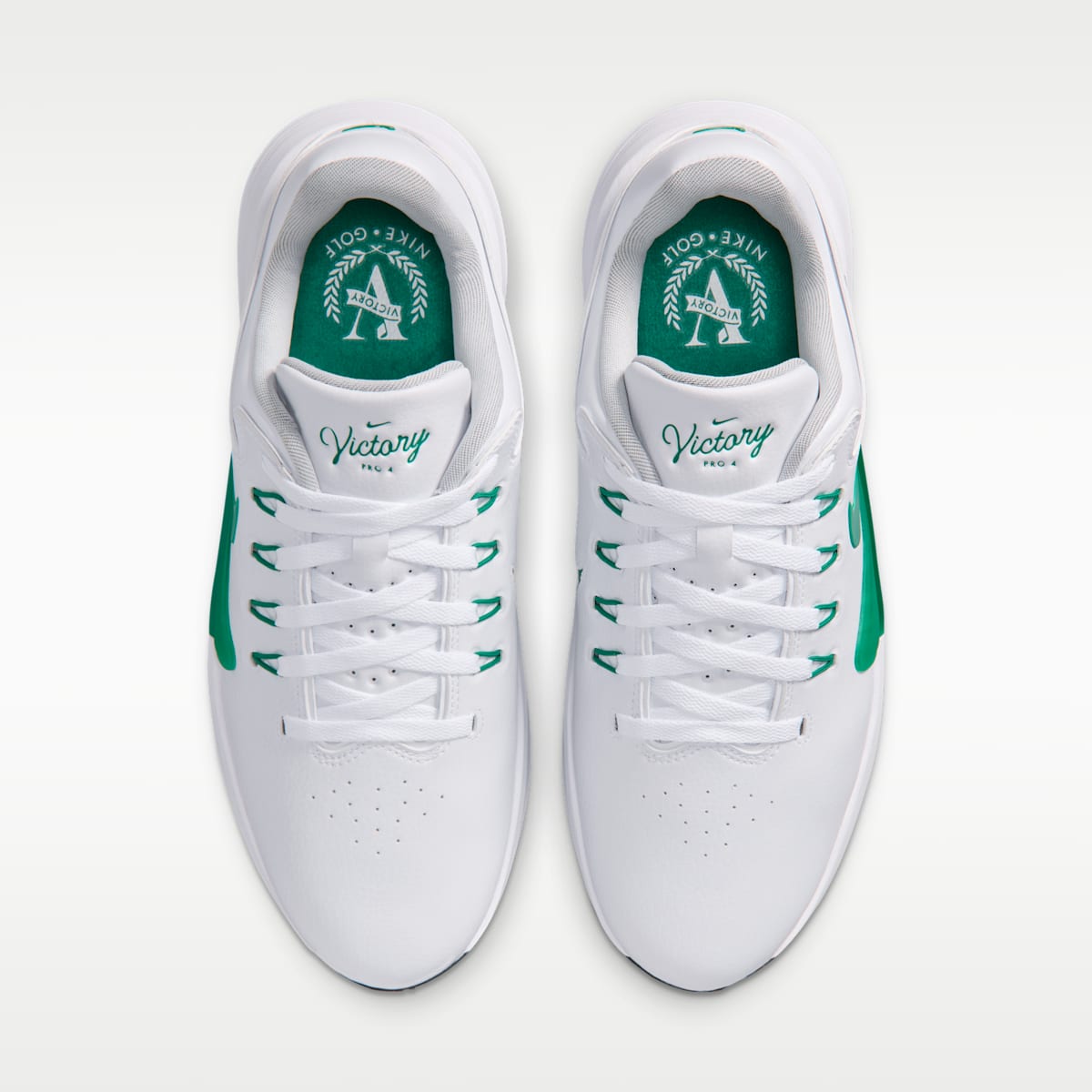 Women's Nike Victory Pro 4 Golf Shoes - White/Black/Malachite