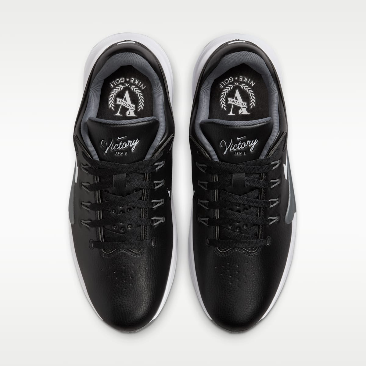 Nike Victory Pro 4 Golf Shoes - Black/Iron Grey/White - Image 4