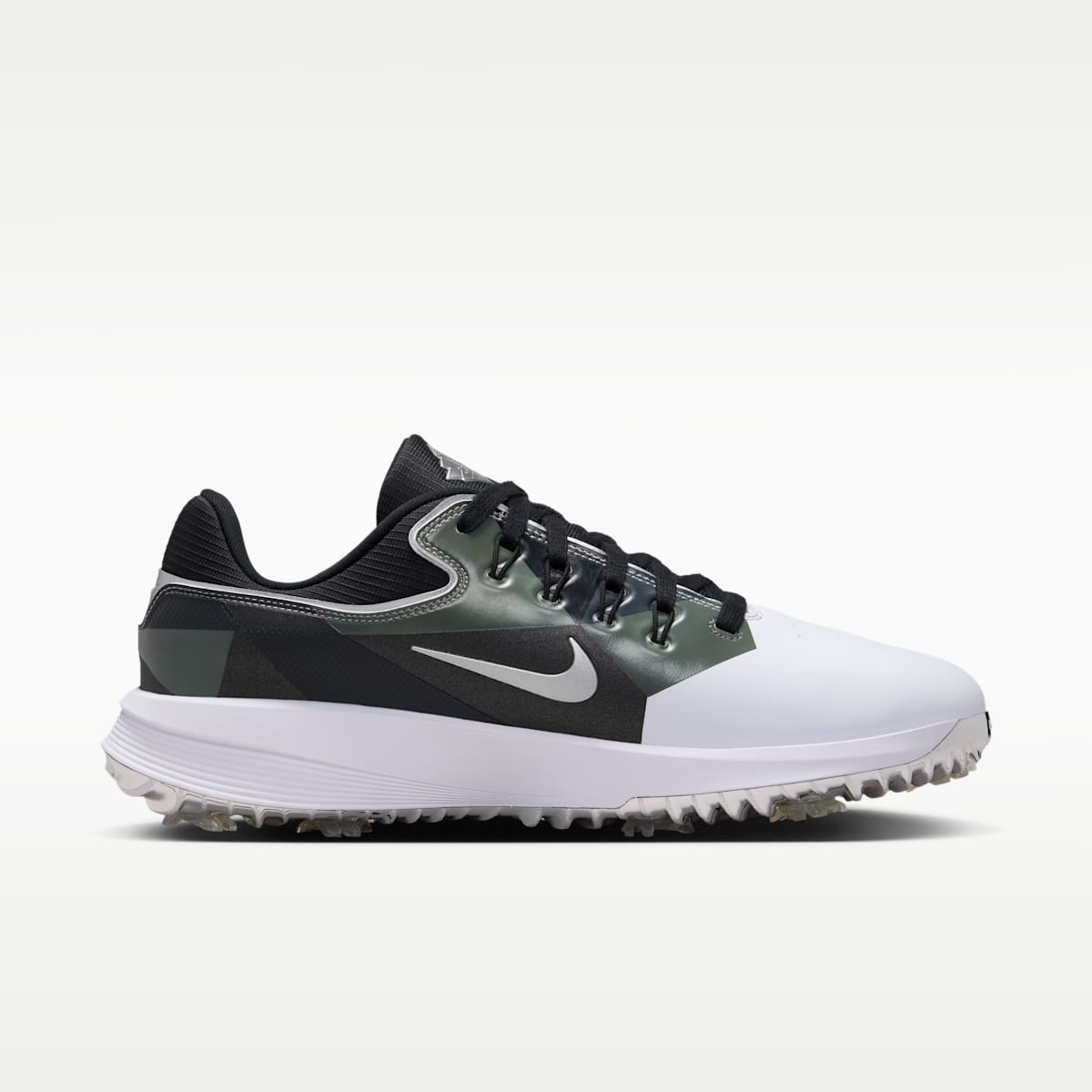 Women's Nike Victory Pro 4 Golf Shoes - White/Metallic Silver/Fir/Black