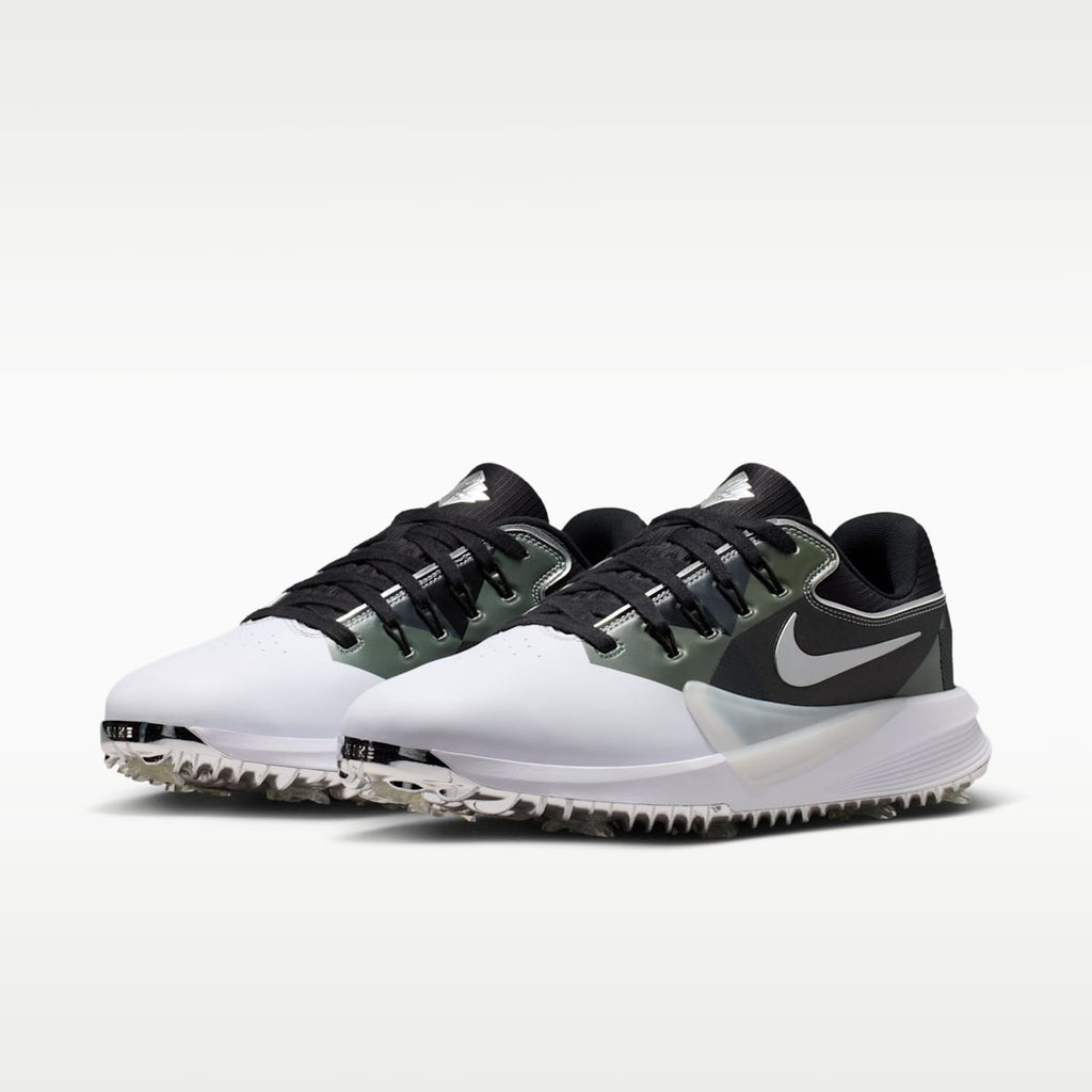 Nike Victory Pro 4 Golf Shoes - White/Metallic Silver/Fir/Black - Image 5