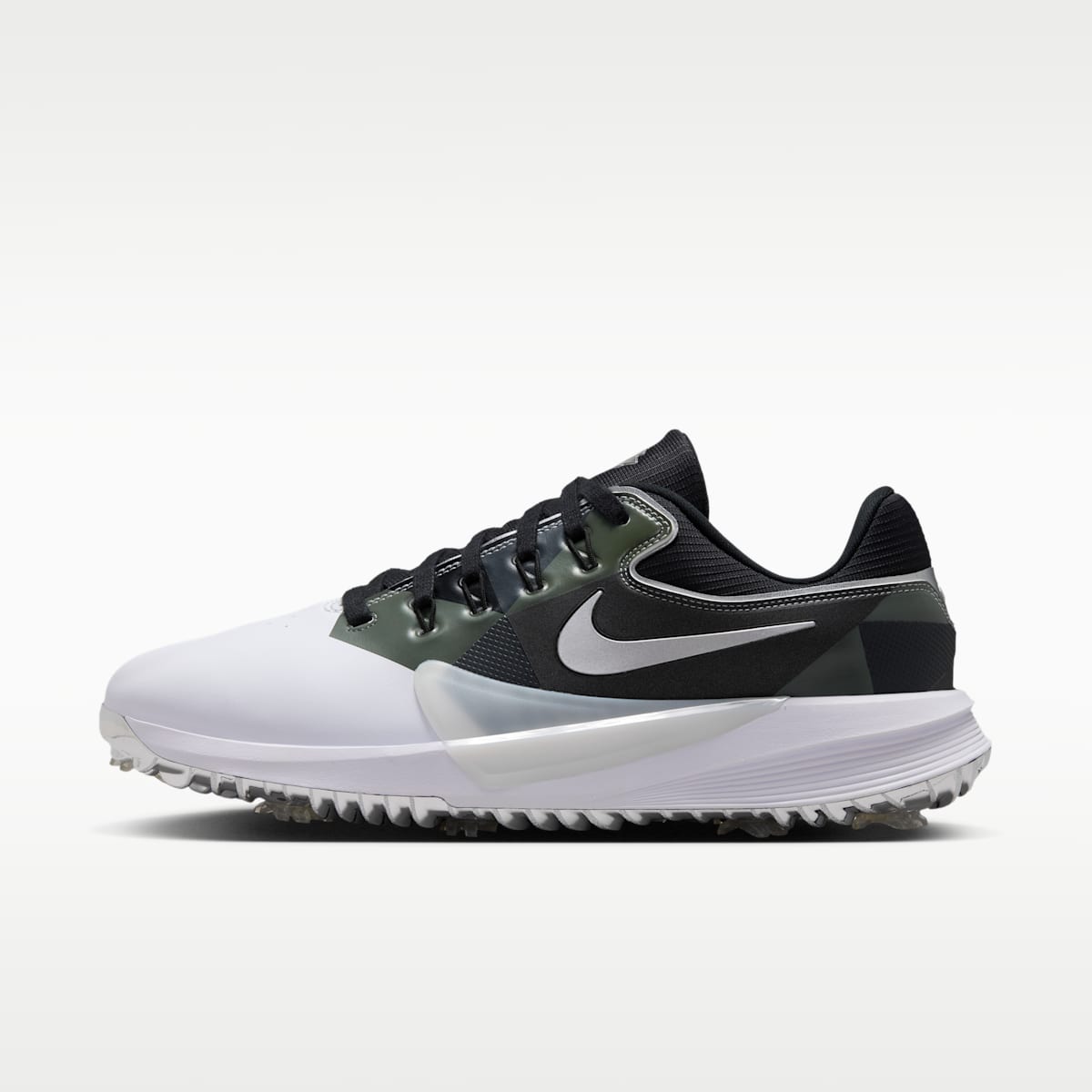 Nike Victory Pro 4 Golf Shoes - White/Metallic Silver/Fir/Black - Image 1