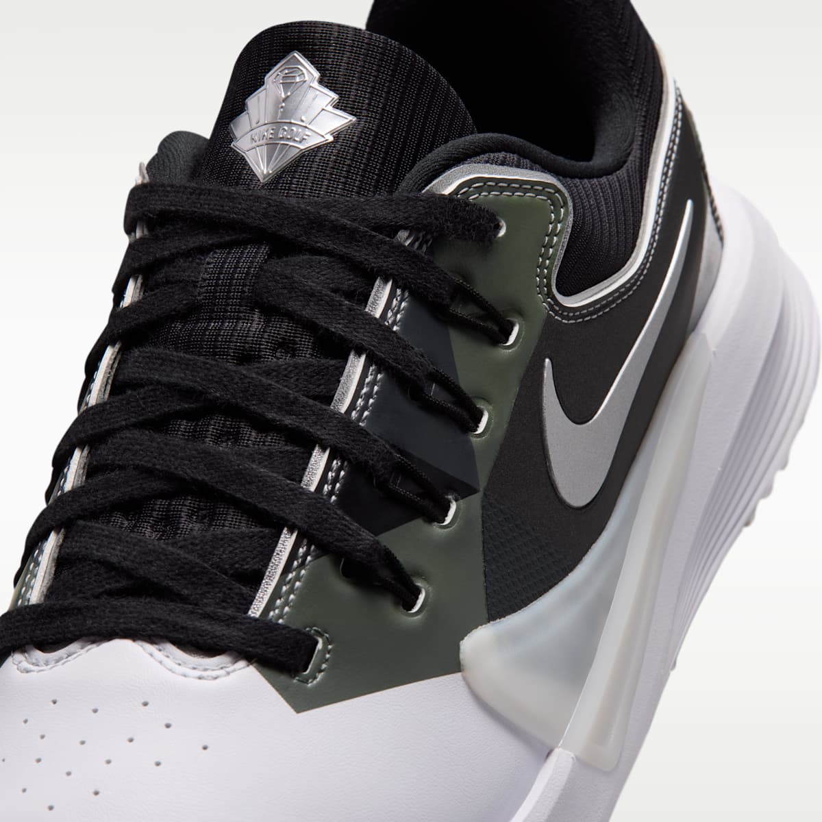 Women's Nike Victory Pro 4 Golf Shoes - White/Metallic Silver/Fir/Black