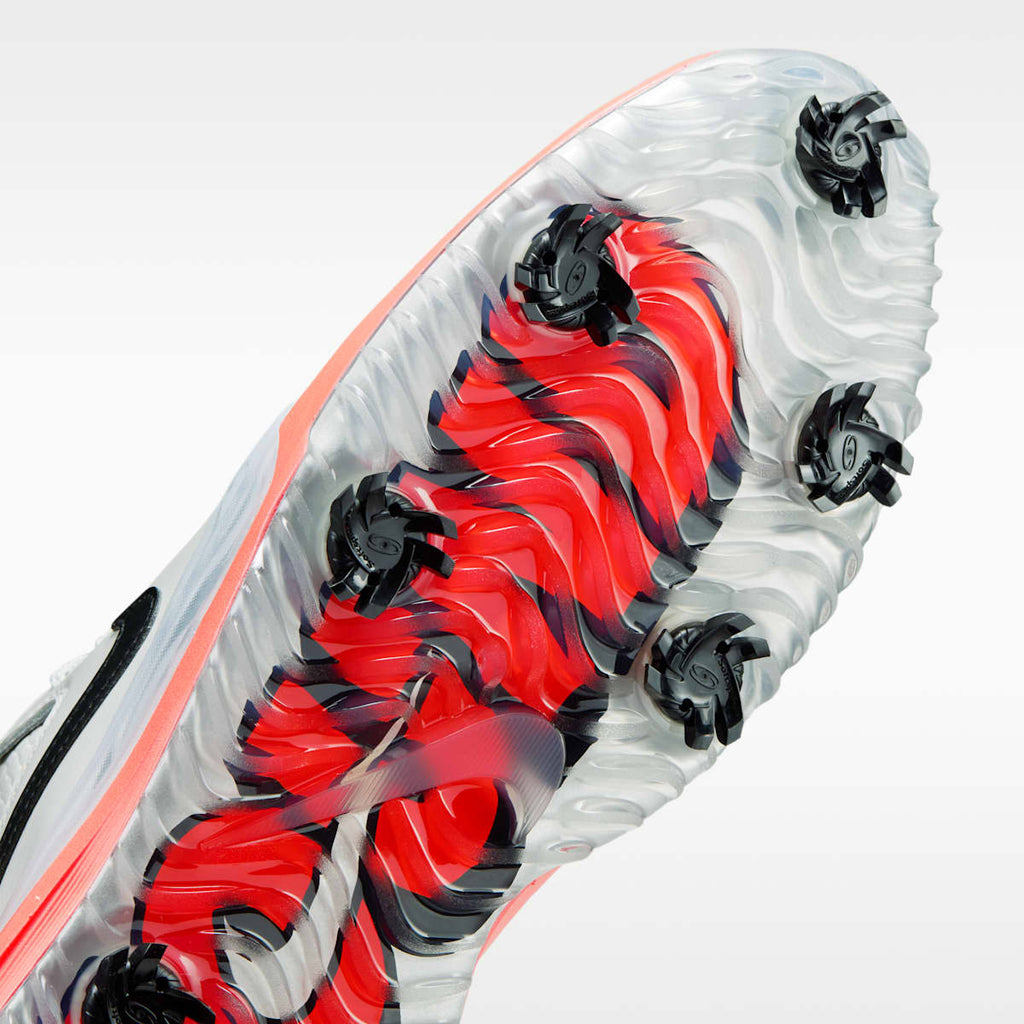 Nike Victory Pro 4 Golf Shoes - Off White/Hot Lava/Cool Grey/Black - Image 7