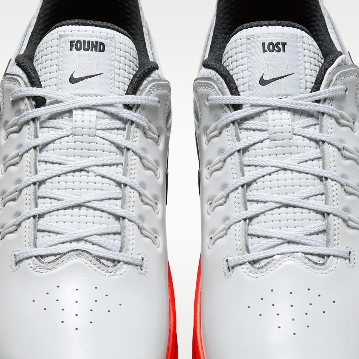 Nike Victory Pro 4 Golf Shoes - Off White/Hot Lava/Cool Grey/Black - Image 10