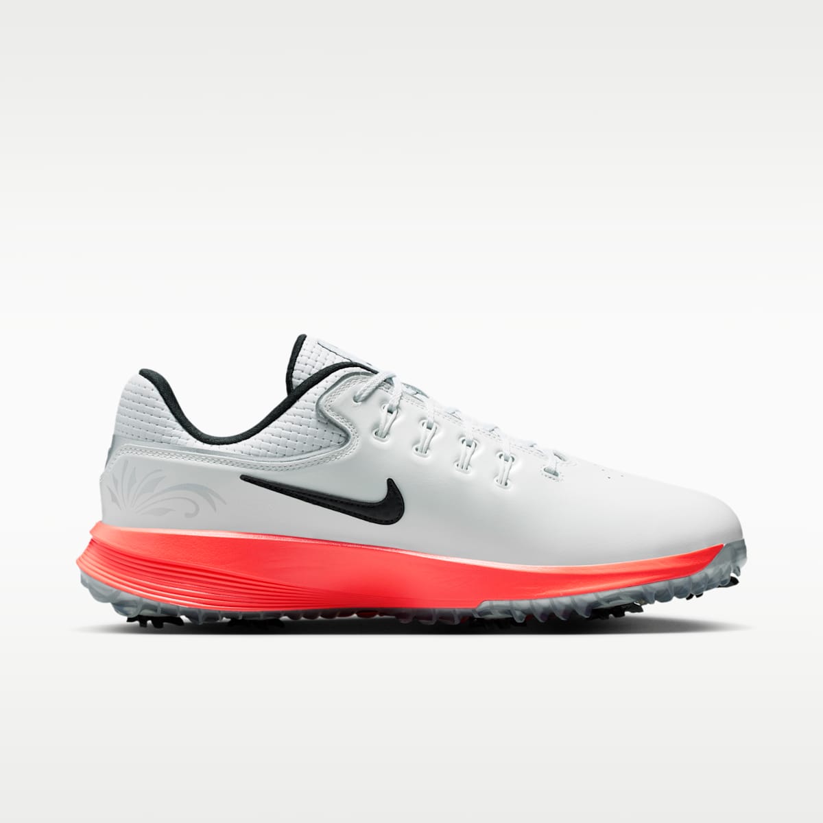 Nike Victory Pro 4 Golf Shoes - Off White/Hot Lava/Cool Grey/Black - Image 3
