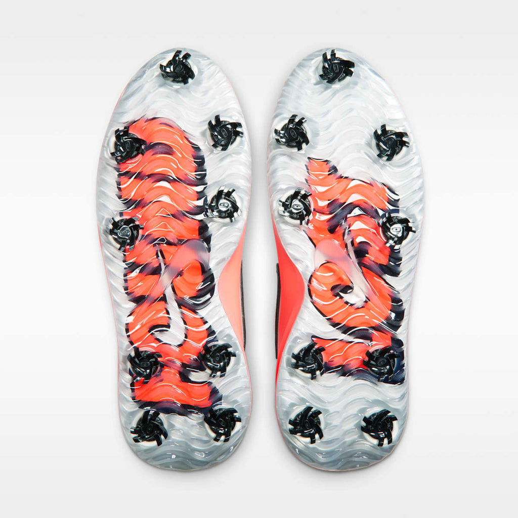 Nike Victory Pro 4 Golf Shoes - Off White/Hot Lava/Cool Grey/Black - Image 11