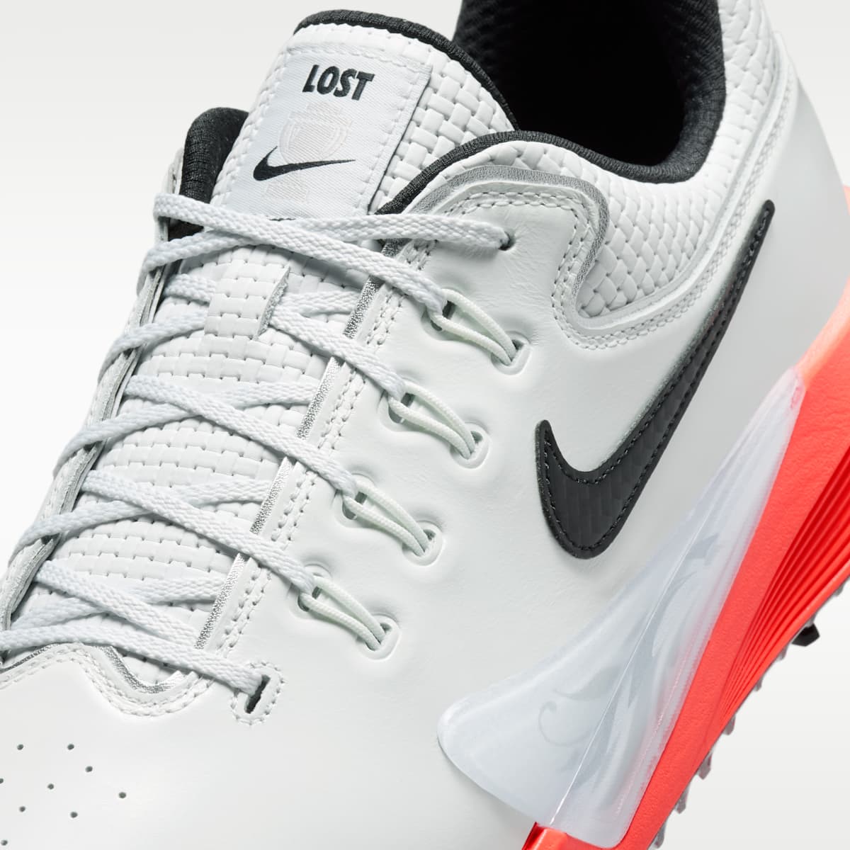Nike Victory Pro 4 Golf Shoes - Off White/Hot Lava/Cool Grey/Black - Image 8