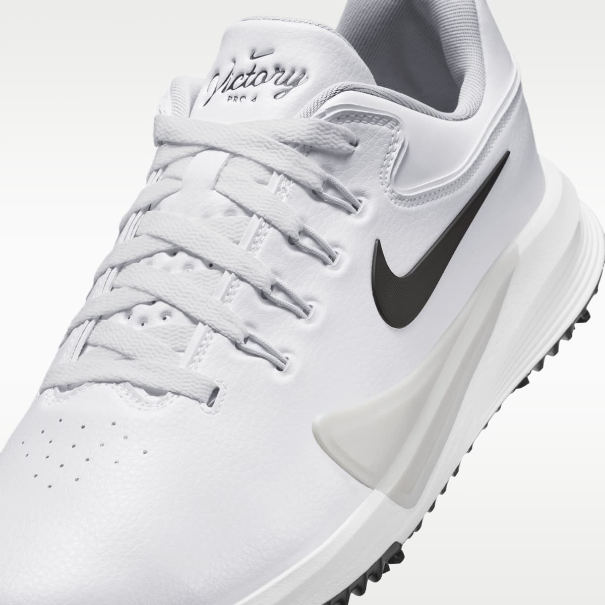 Nike Victory Pro 4 Golf Shoes (Wide) - White/Photon Dust/Black - Image 8