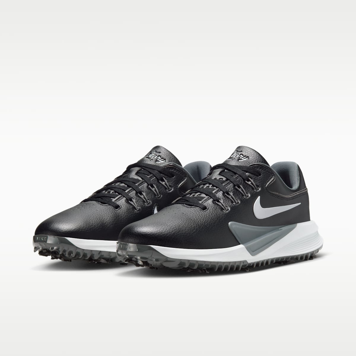 Nike Victory Pro 4 Golf Shoes (Wide) - Black/Iron Grey/White - Image 5
