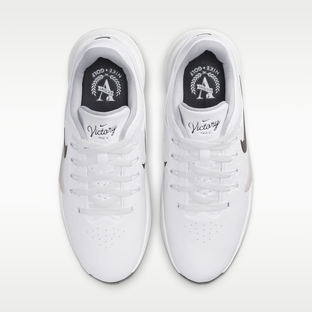 Nike Victory Pro 4 Golf Shoes (Wide) - White/Photon Dust/Black - Image 4