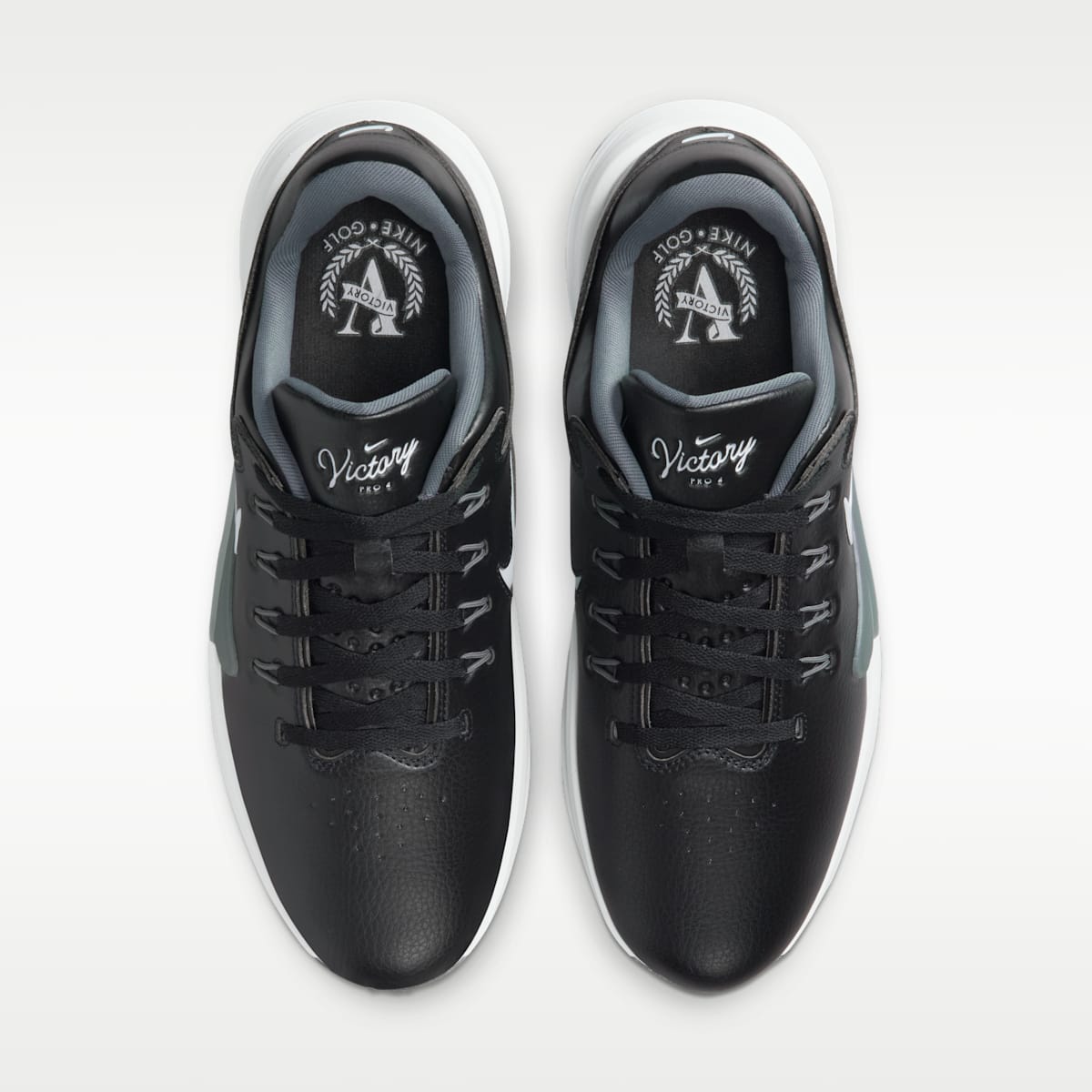 Nike Victory Pro 4 Golf Shoes (Wide) - Black/Iron Grey/White - Image 4