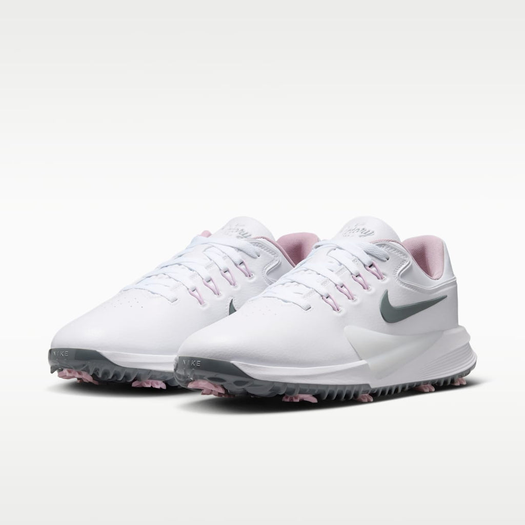 Nike Victory Pro 4 Golf Shoes - White/White/Bleached Lilac/Cool Grey - Image 5
