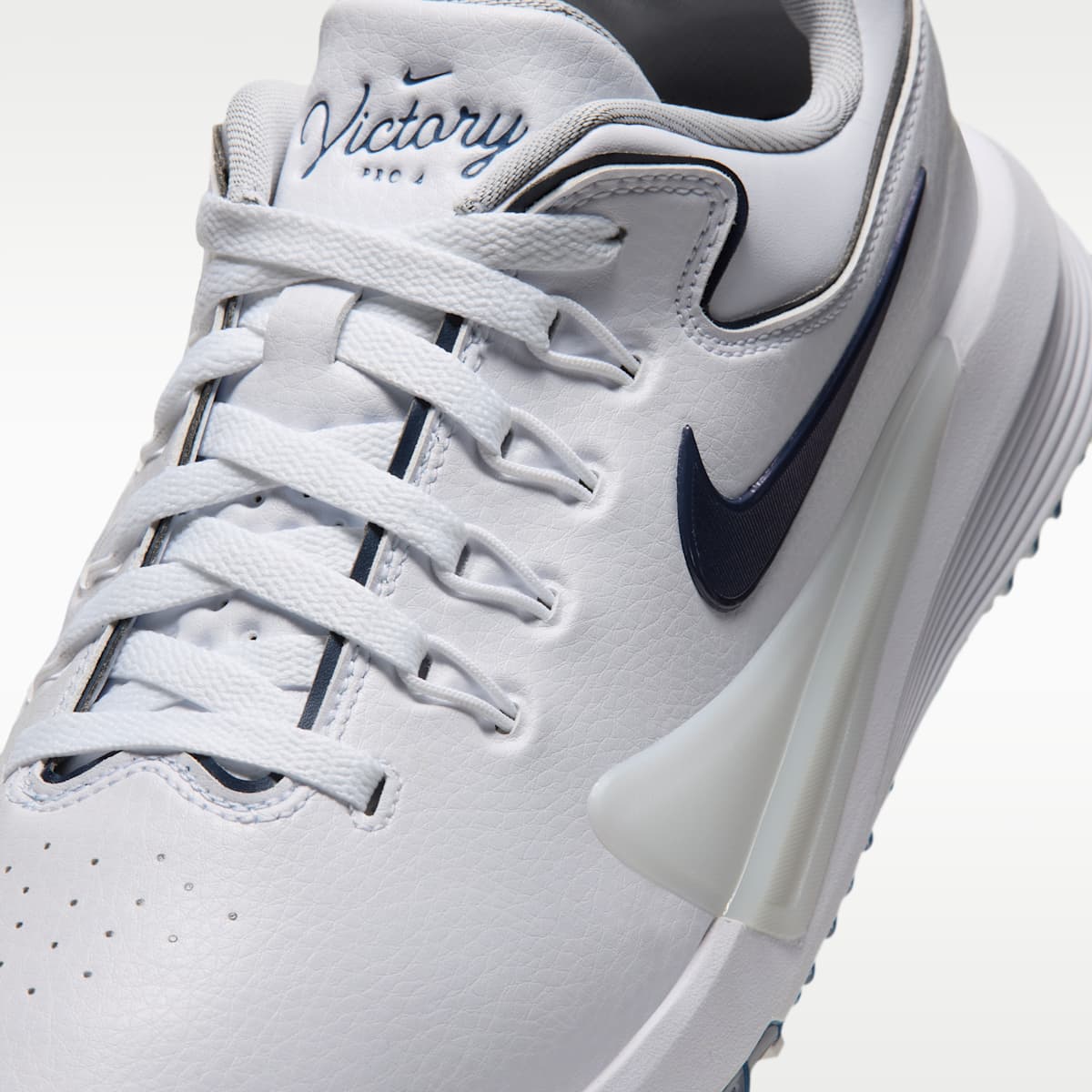 Women's Nike Victory Pro 4 Golf Shoes - White/Midnight Navy