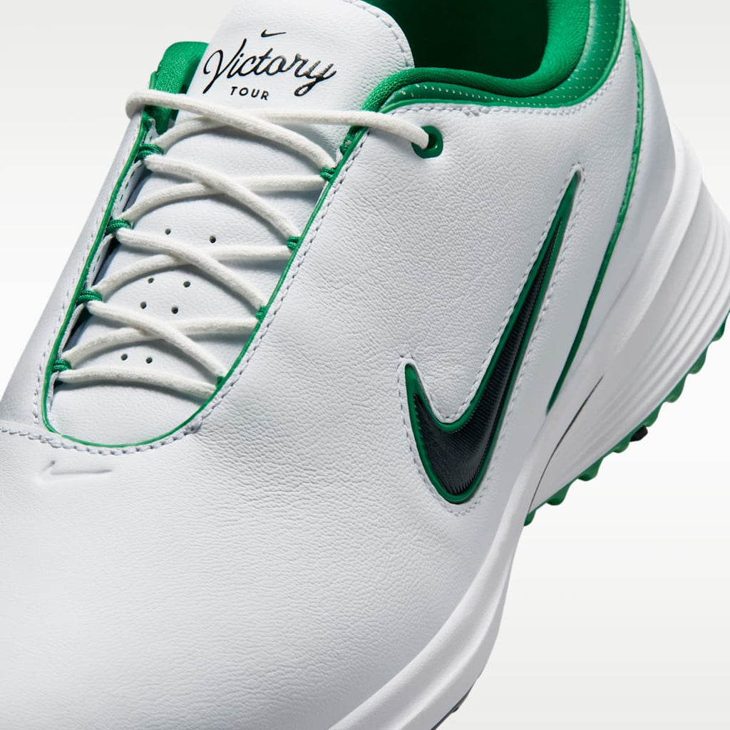 Nike Victory Tour 4 Golf Shoes - White/Malachite/Black - Image 4