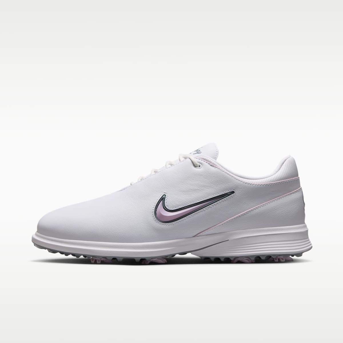 Women's Nike Victory Tour 4 Golf Shoes - White/White/Cool Grey/Bleached Lilac