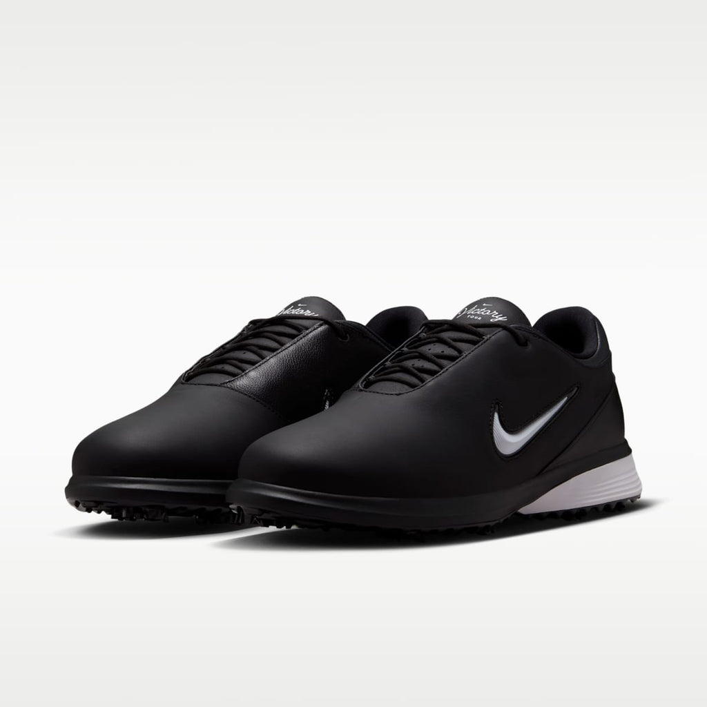 Nike Victory Tour 4 Golf Shoes - Black/Dark Smoke Grey/White - Image 5