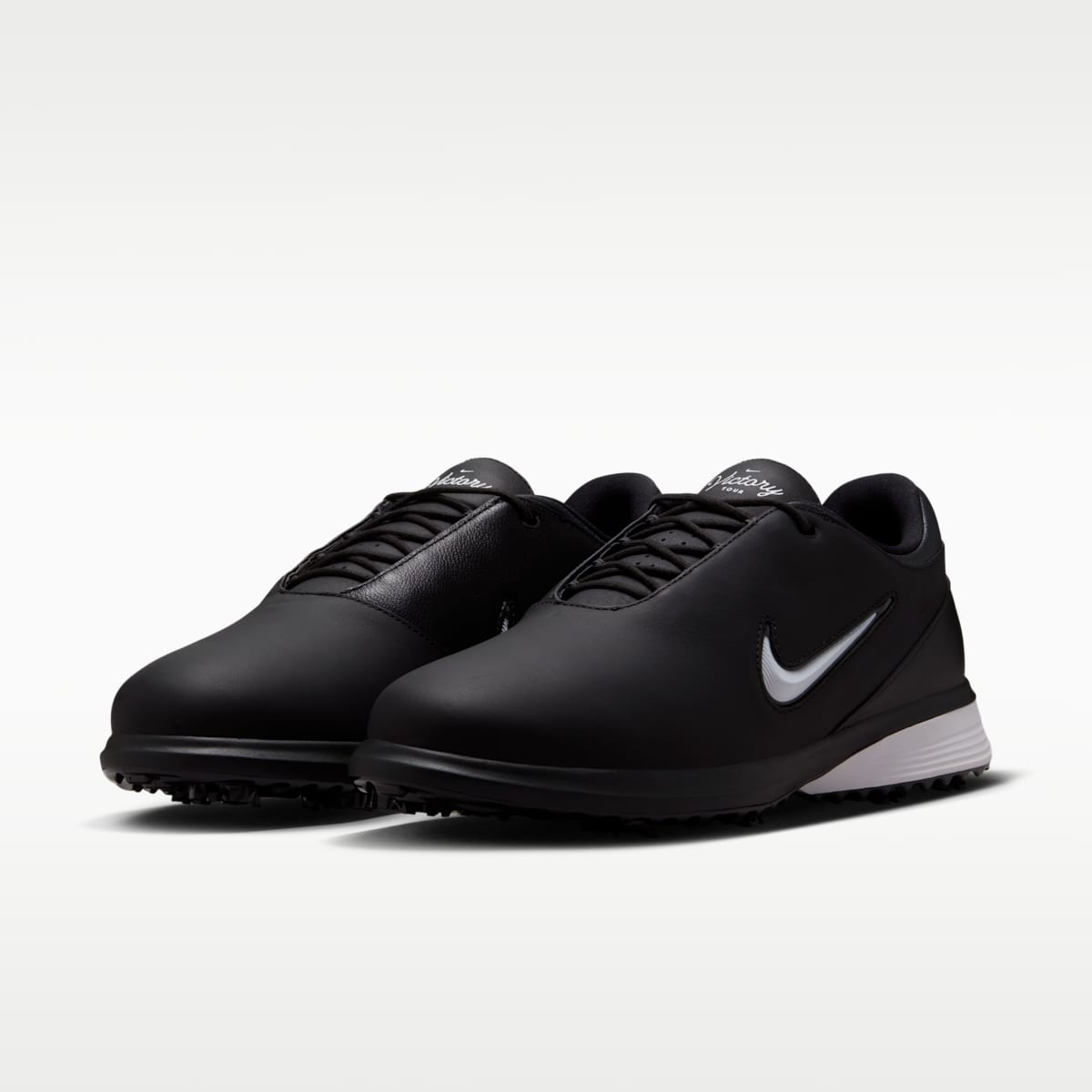 Nike Victory Tour 4 Golf Shoes - Black/Dark Smoke Grey/White - Image 5