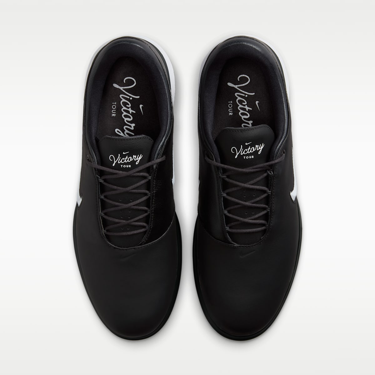 Nike Victory Tour 4 Golf Shoes - Black/Dark Smoke Grey/White - Image 4