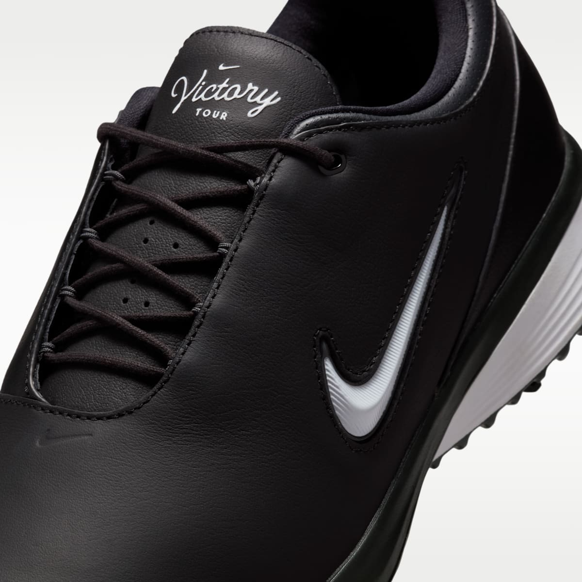 Nike Victory Tour 4 Golf Shoes - Black/Dark Smoke Grey/White - Image 8
