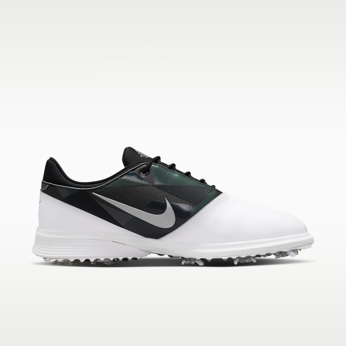 Nike Victory Tour 4 Golf Shoes - White/Metallic Silver/Sequoia/Black - Image 3