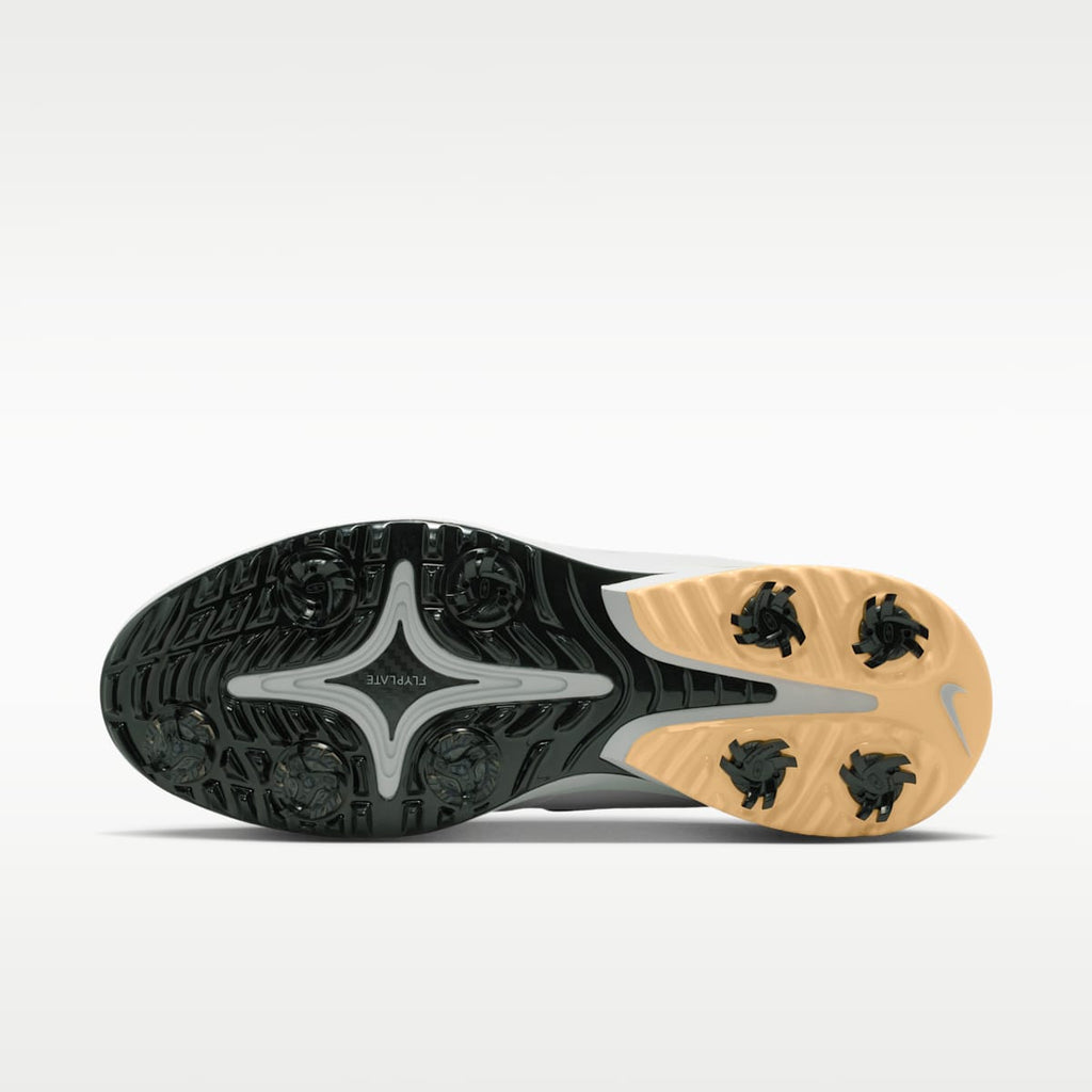 Women's Nike Victory Tour 4 Golf Shoes (Wide) - Photon Dust/Tangerine Tint/Black