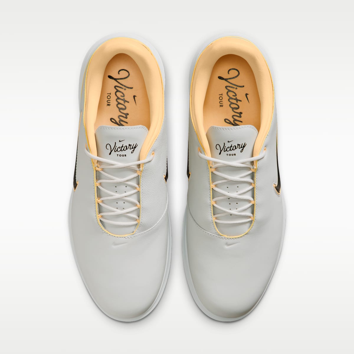 Nike Victory Tour 4 Golf Shoes (Wide) - Photon Dust/Tangerine Tint/Black - Image 4