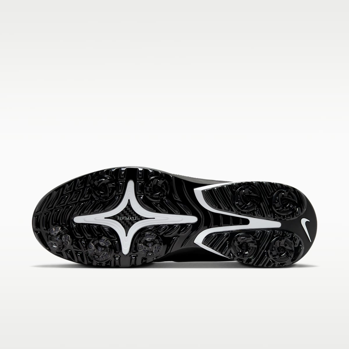 Nike Victory Tour 4 Golf Shoes (Wide) - Black/Dark Smoke Grey/White - Image 2