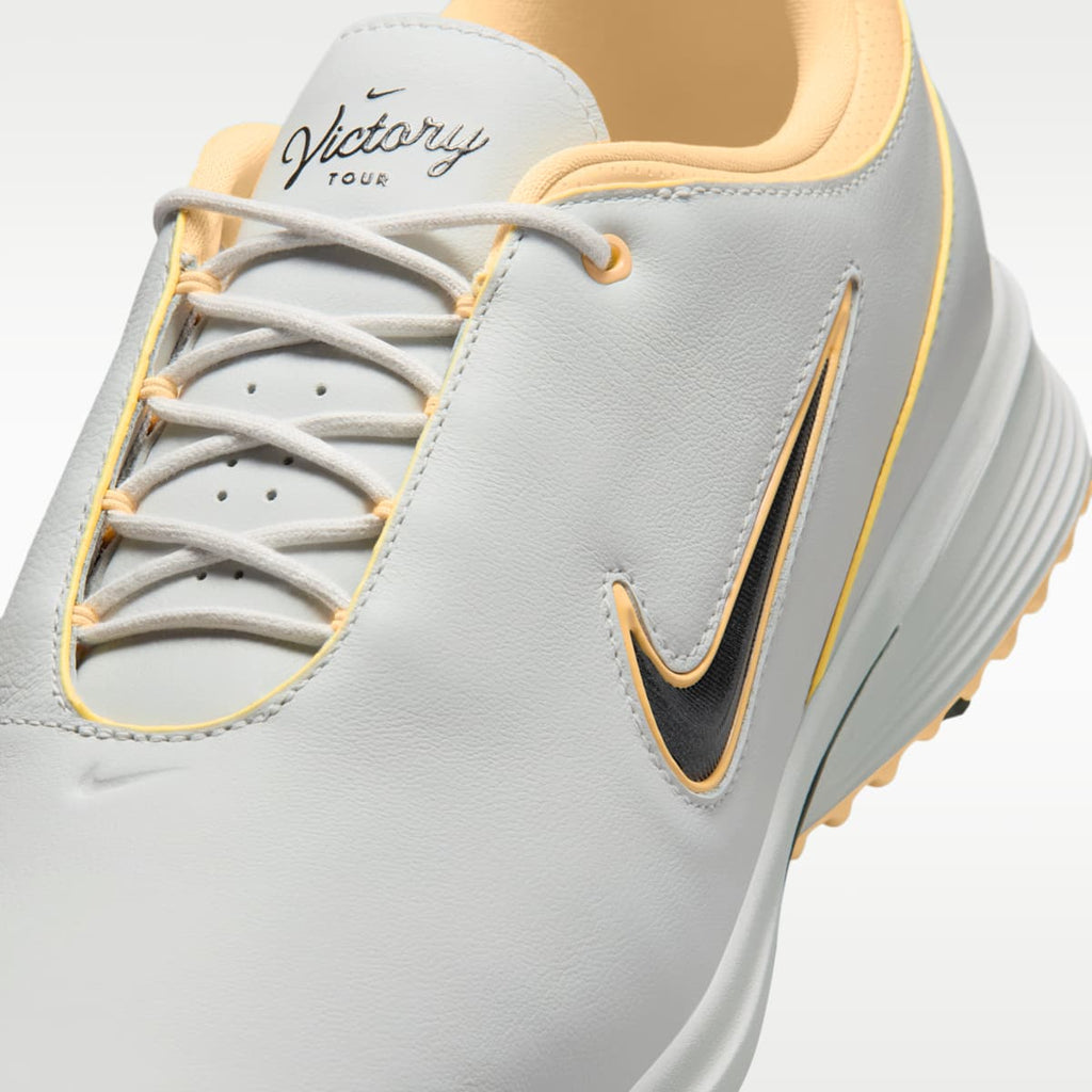 Women's Nike Victory Tour 4 Golf Shoes (Wide) - Photon Dust/Tangerine Tint/Black