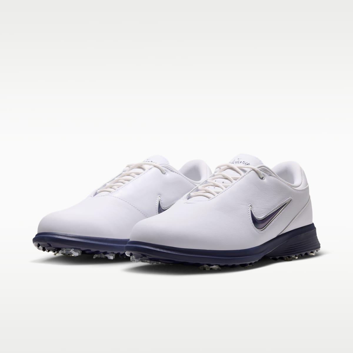 Nike Victory Tour 4 Golf Shoes - White/Midnight Navy - Image 5